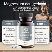 Magnesium 7in1 hochdosierter Komplex - 180 Kapseln